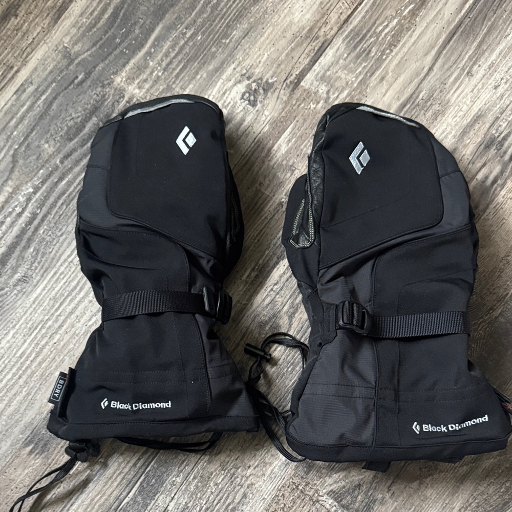 Black Diamond Men's XL Black Snow Mittens
